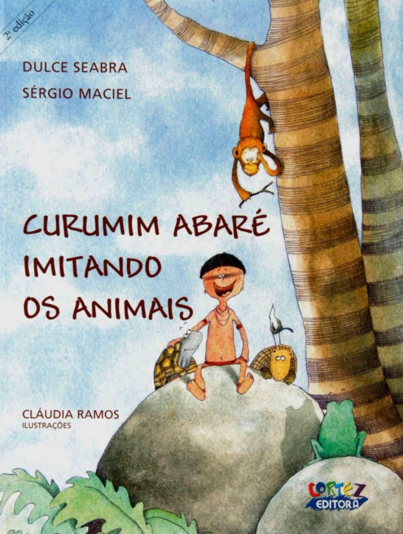 Curumim Abaré imitando os animais